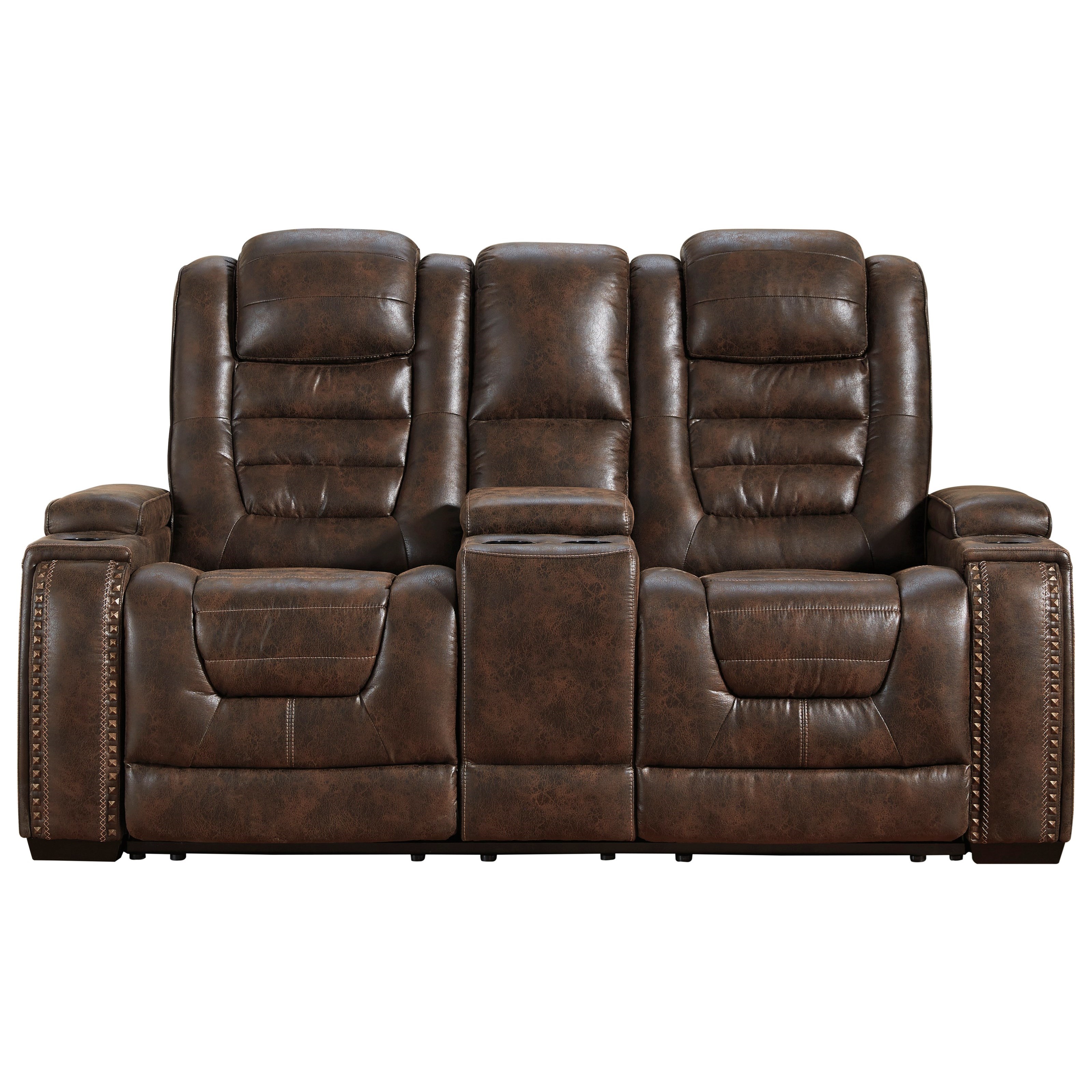 Signature Design by Ashley Game Zone 3850118 Faux Leather Power